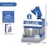 Dynamic Cityscape Building Block Toys - Coffee, Cola, and Convenience Store Models for Kids