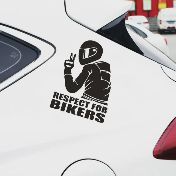 Reflective Motorcycle & Car Stickers - Creative Laser Design for Bikers