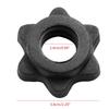 4x Barbell Spinlock Collars Replacement Bar Hexagon Nut for Barbell Bar Training