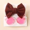 Baby Girls Headband Sunglasses Decor Kit Children Kids Supplies Seaside Beach- Accessories Bows Hair Band & Sunglasses