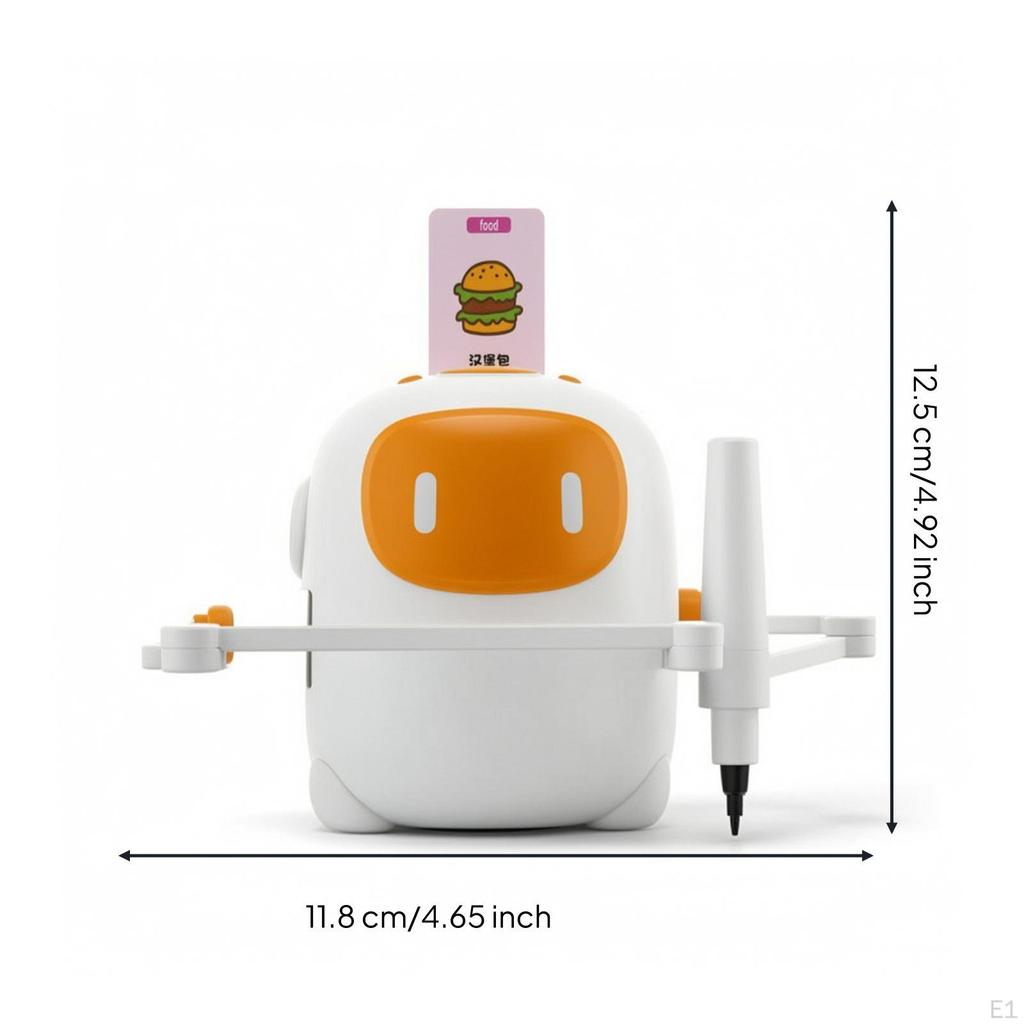 Drawing Robot with Cards Instructive Tracing Toy Screen for Kids, Young Children, Home,