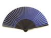 Folding Fan for Made In Japan by Artisans In Paper Fan with a Japanese Gradated Black and Blue Perfect As a Personal Gift or 38cm Long X 22cm Wide