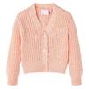 Children's Knitted Cardigan, Mixed Pink, 104