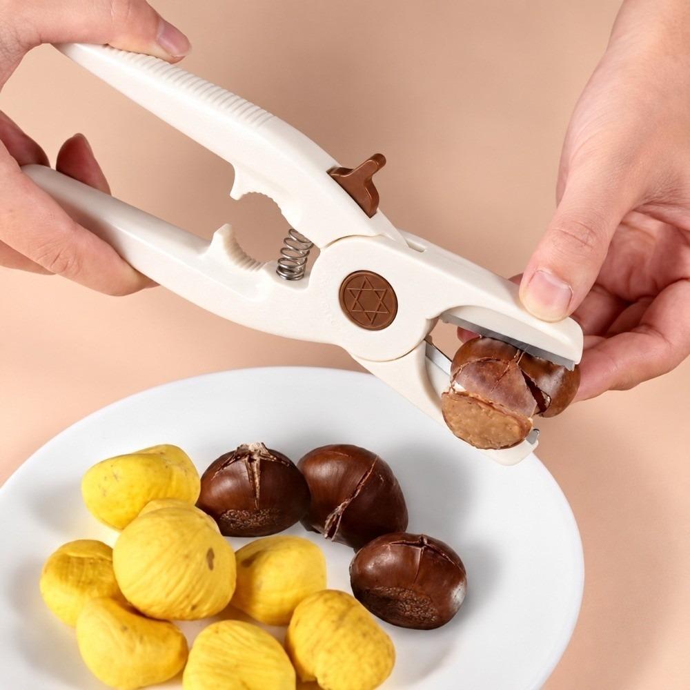Multi-Functional Nut Cracker Ergonomic Nut Sheller Multipurpose Chestnut Opener Household