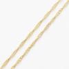 18K Gold Necklace with Screw Standard Size 40cm Chain,