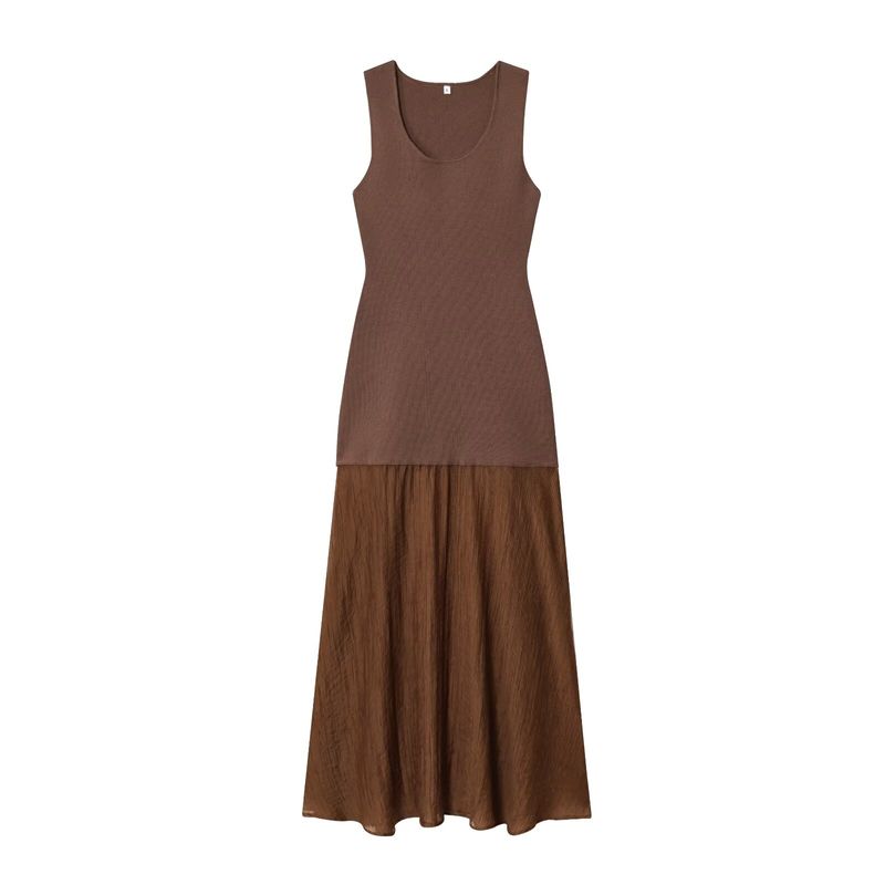 Araltay New Arrival Fashion Style Women's Clothing Fashion All-Match Casual Simple Knitting Patchwork Dress 4192153