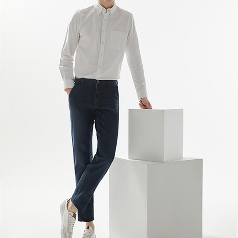 Baiyu Men S Lycra Banding Denim pantS 2 typeS Selection Idwm
