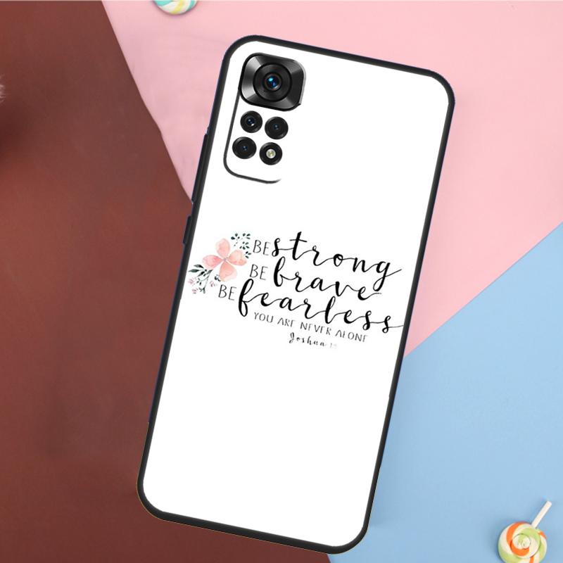 Bible Quotes Jesus God Cover For Xiaomi Redmi Note 14 13 12 9 10 11 Pro 9S 10S 11S 12S Redmi 14C 10C 12C 13C Case