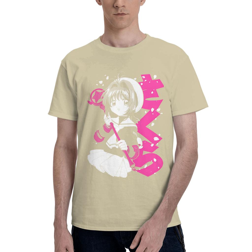 Sakura Bloom Graphic Funny 100 Cotton Tshirt Cardcaptor Sakura Tops Tees For Unisex