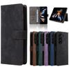 For Samsung Galaxy Z Fold 7 6 5 4 5G RFID Protection Wallet Leather Flip Card Slots Cover Phone Shockproof Stand Case