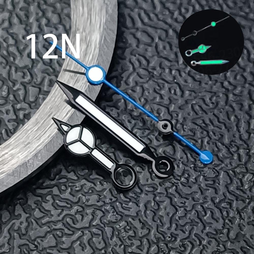 Retro Green Luminous Watch Hands for NH35/NH36 Movements