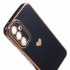 For Samsung Galaxy A54 5G Protective Case 6D Electroplating Love Heart TPU Phone Cover