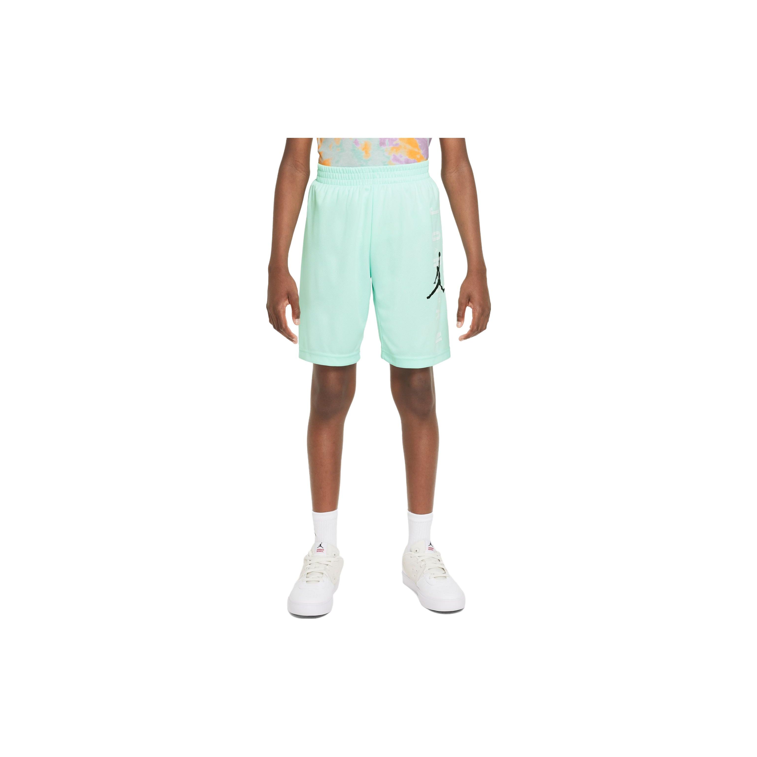 

Jordan Kids Logo Print Straight-Leg Shorts Kids Bottoms Foam-Mint-Green CW1500-379 XL