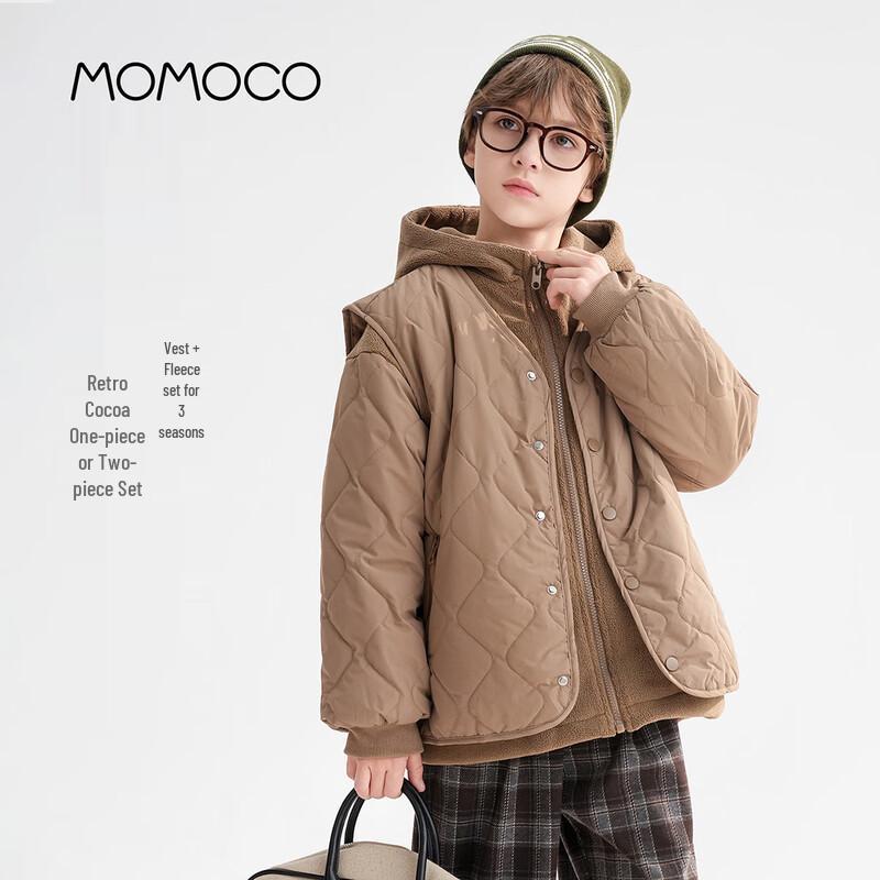 MOMOCO Boy s 2025 Winter Quilted Two-Piece Set 140