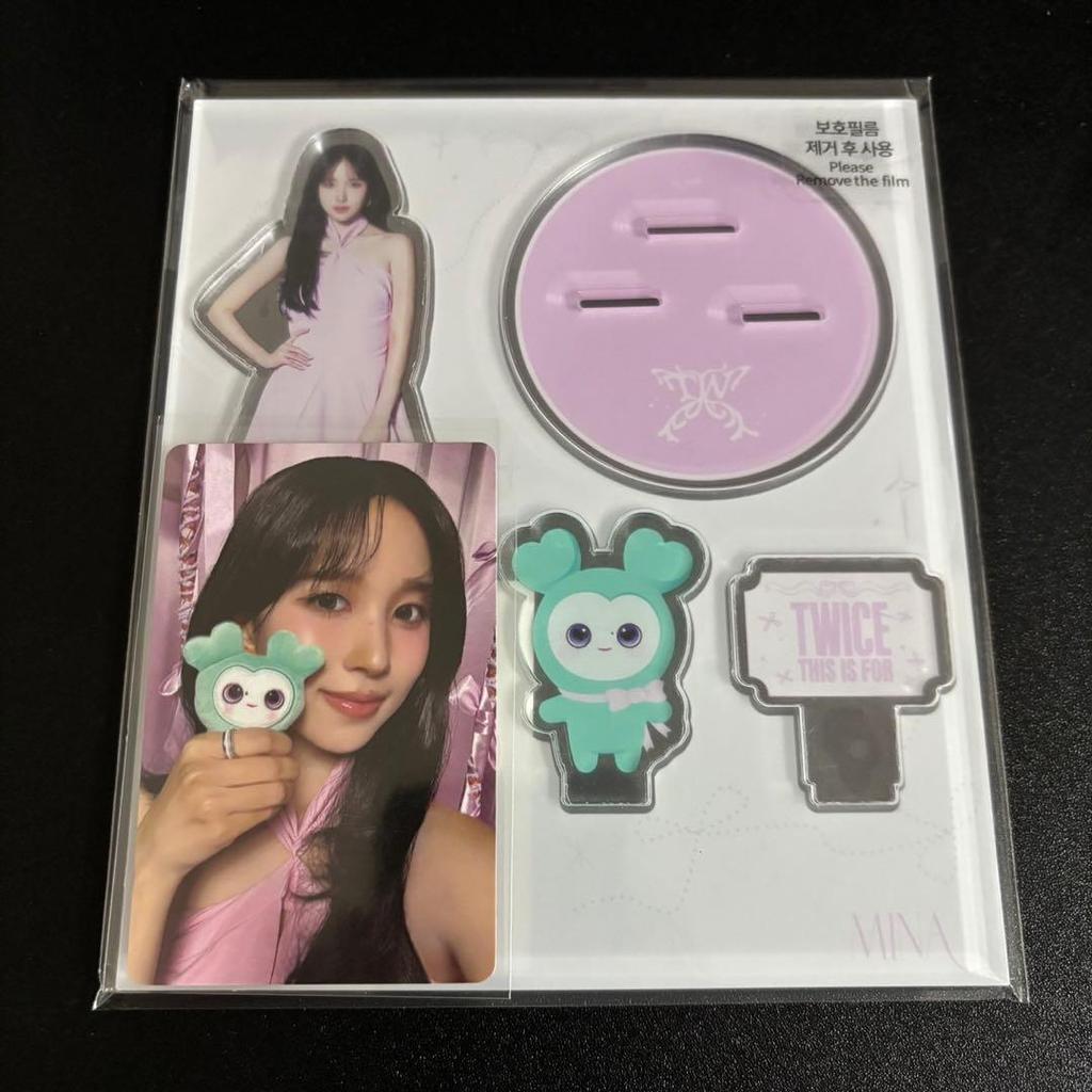 [USED] TWICE Mina THIS IS FOR Acrylic Stand Acrylic Stand Trading Card