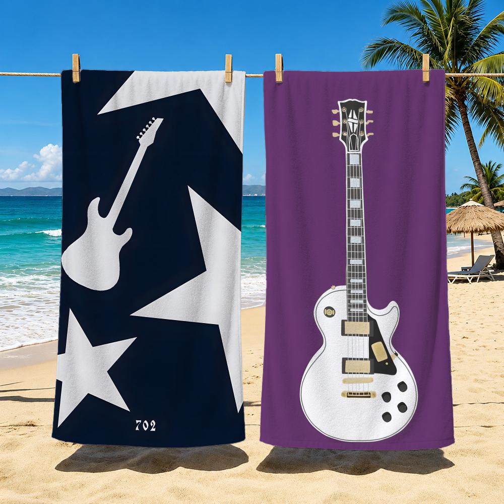 ESP Guitars Towel Towel Soft Pool Gift For Travel Gym Shower Cool Camping Quick Dry Sports  Large Beach Towel