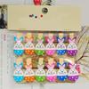 12Pieces Easter Bunnies Photo Peg with 1.5Yard String Wood Photo Clip Wood Pegs For Photo Hanging And Easter Decoration