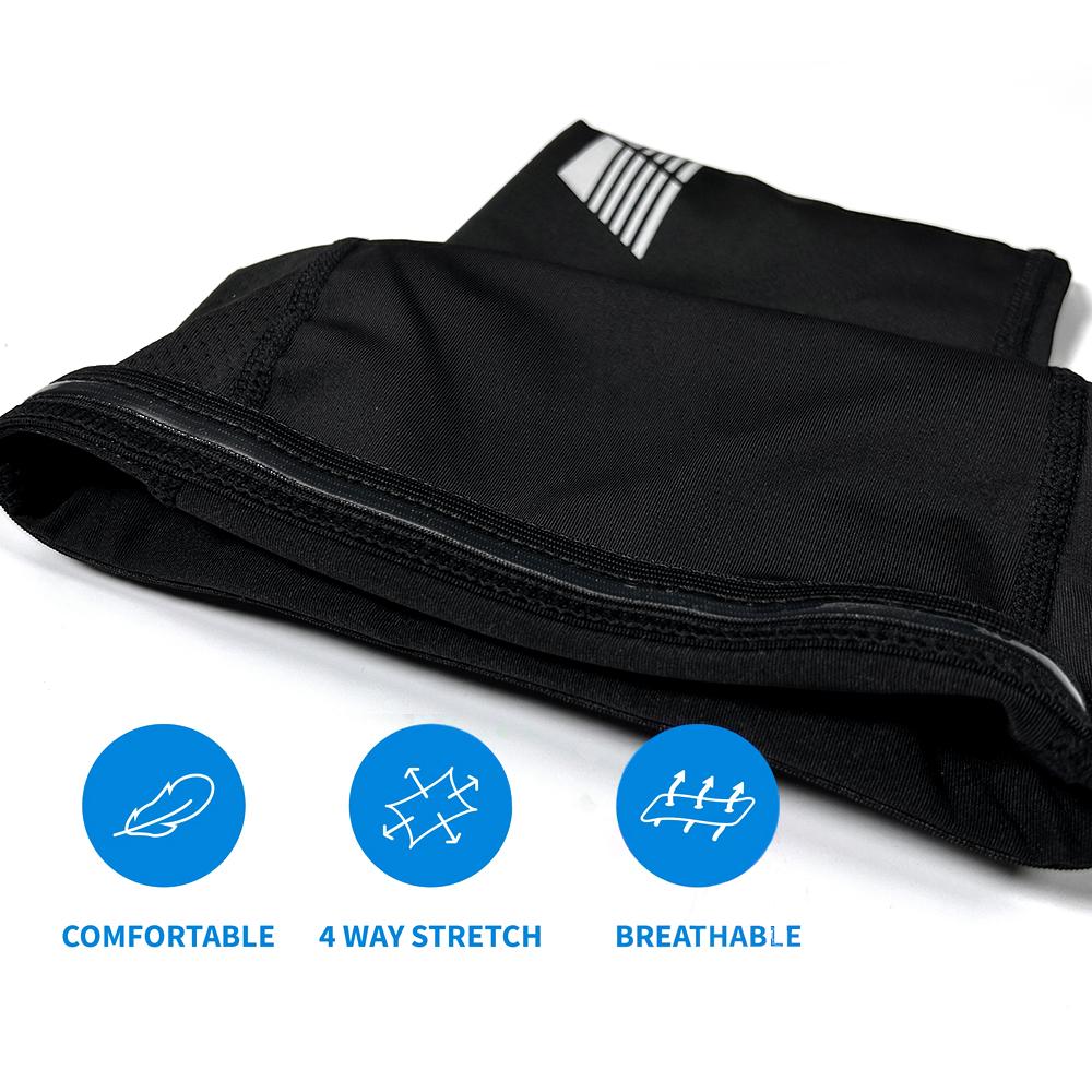 1 Pair Sports Compression Knee Sleeves - Full Leg Compression Sleeve For Men And Women, Uv Leg Sleeves - Cycling Leg Warmers