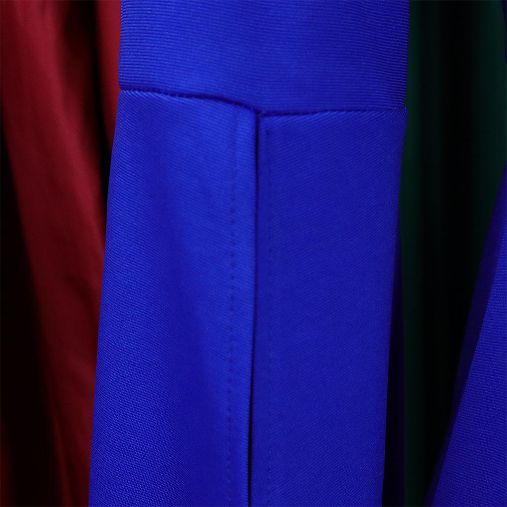 Velká velikost Ženy Jaro Podzim Rozparek Dlouhé rukávy Šaty s výstřihem do V Dámská móda Jednodílné šaty s pouzdrem