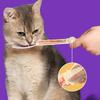 2PCS Cat Strip Squeeze Spoon Feeder, No-Mess Squeeze Feeding Tool Design, Safe Durable Convenient Clean Pet Feeding Supplies