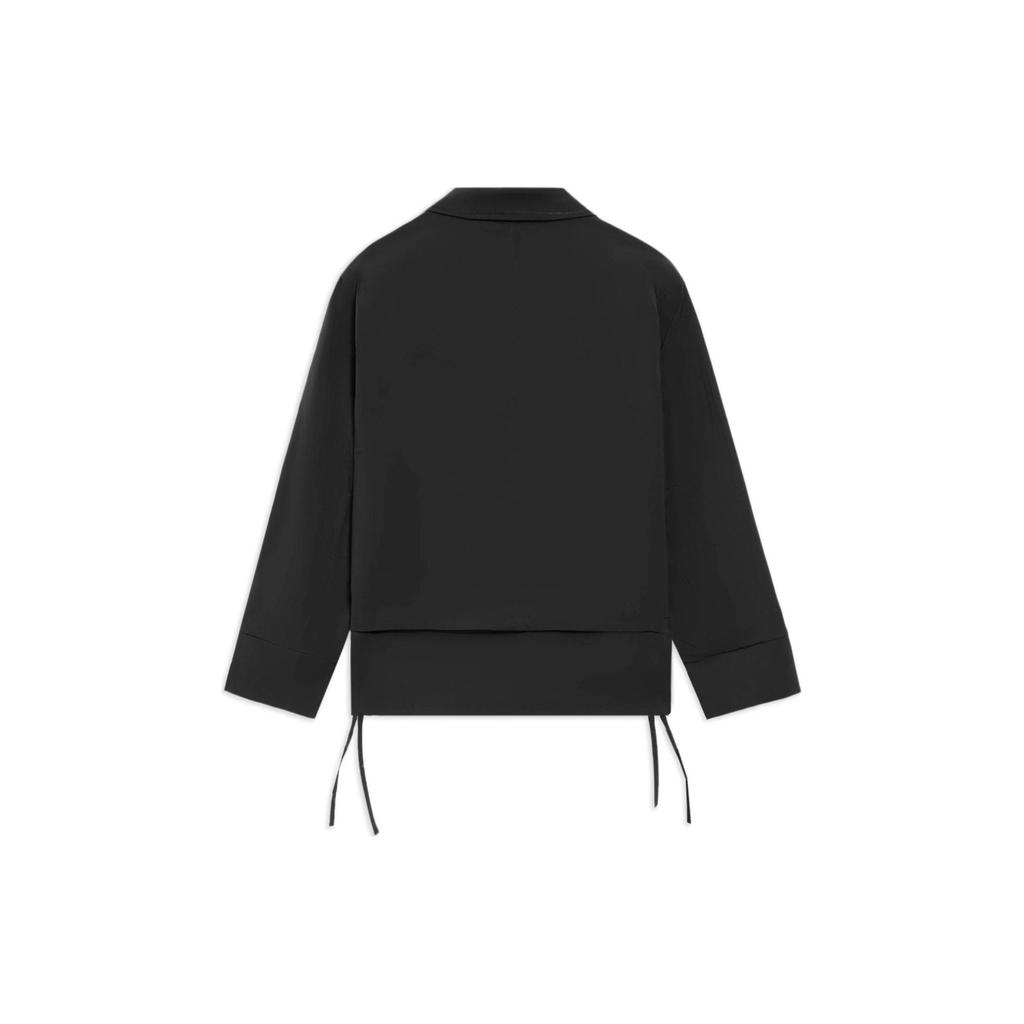 Li-Ning X Jackie Chan Kung Fu Series SS22 Solid Color Zip-Up Jacket With Dual Pockets And Lapel Collar Men Jacket Black AFDS259-2