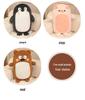 New Cute Animal Plush Cushion Pillow - Perfect for Bedside, Sleep, or as a Birthday Gift