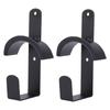 2PCS Wall Mount Saddle Rack Iron Metal Horse Bridle Holder Saddle Bracket with Hook for Horse Barn Tack Room Stall Storage Supplies