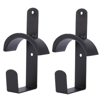 2PCS Wall Mount Saddle Rack Iron Metal Horse Bridle Holder Saddle Bracket with Hook for Horse Barn Tack Room Stall Storage Supplies