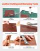 Leather Working Tools Kit 72 PCS Engraving Punching Stamping Sewing Tools