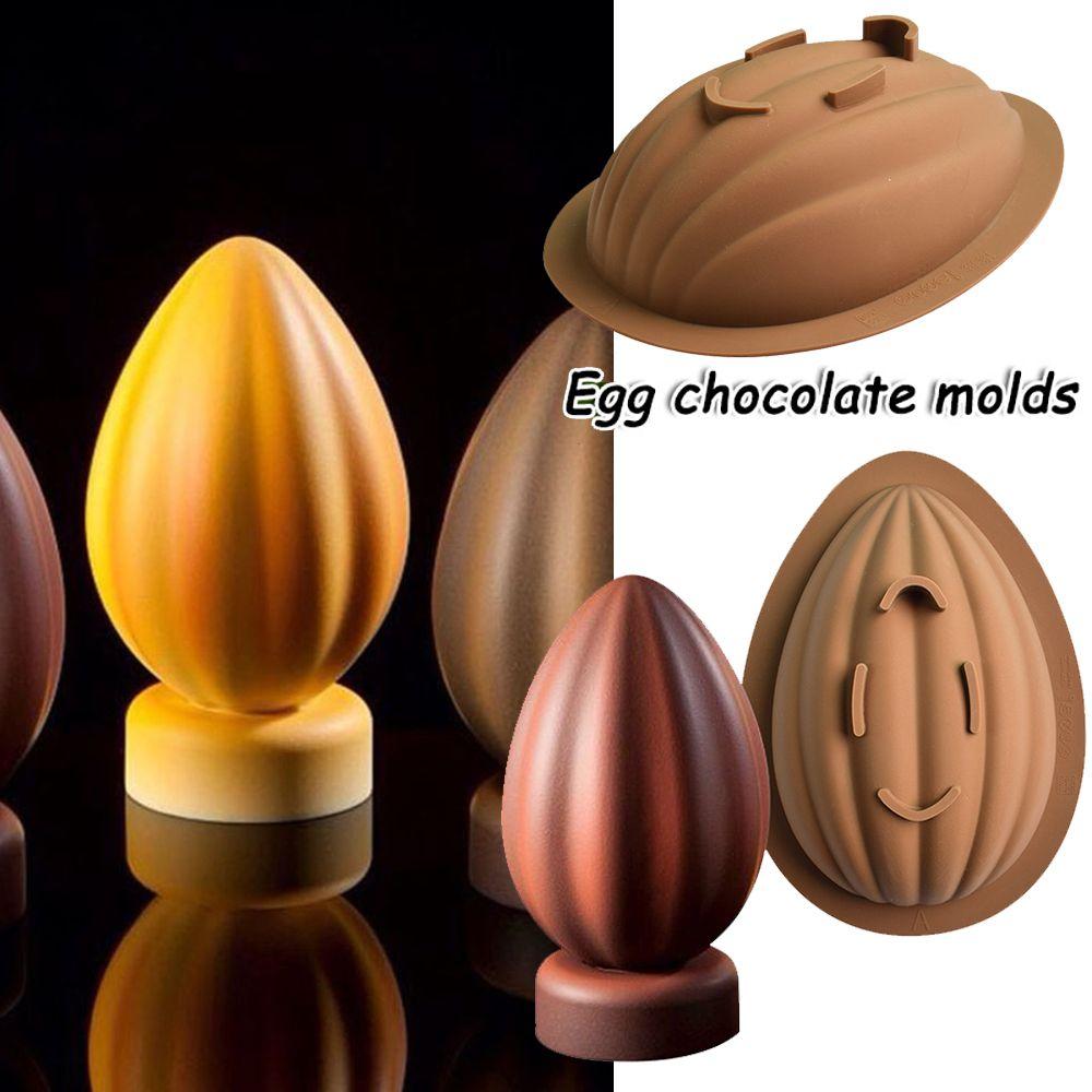 

Cake Tools Happy Easter Jelly Easter Egg Silicone Mold Chocolate Molds Mousse Mould 3D Half Egg