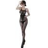 Sexy underwear female sexy perspective temptation open file free suspender tights stockings large size