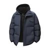 Baumwolle Winter Verdickt Neu Zweiteilig Falsch Lässig Jugend Vielseitig Mit Kapuze Paar Gleicher Stil Brotjacke