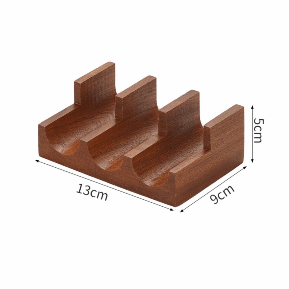 Thickened Sushi RackU-shaped Sushi Rack Sapele Wood Sushi Boat Creative Urchin Holder  Home