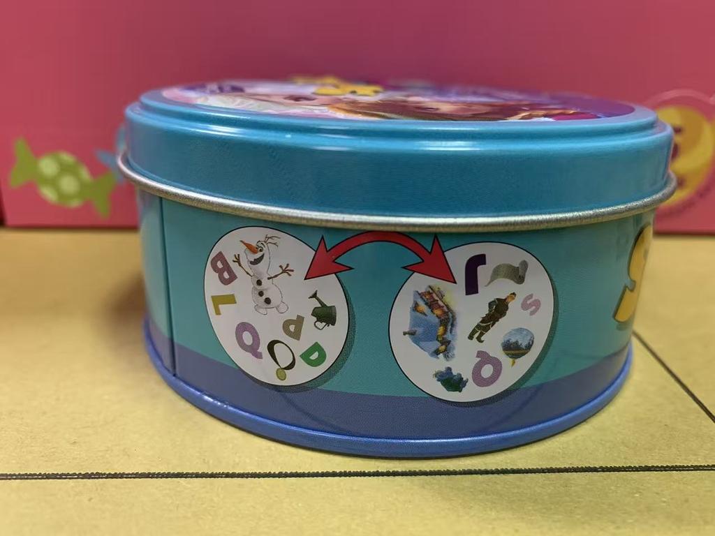 Frozen Card Board Game Princess Toys Iron Box Family Funny Party Holidays Camping Tool Sports Christmas Halloween Gifts