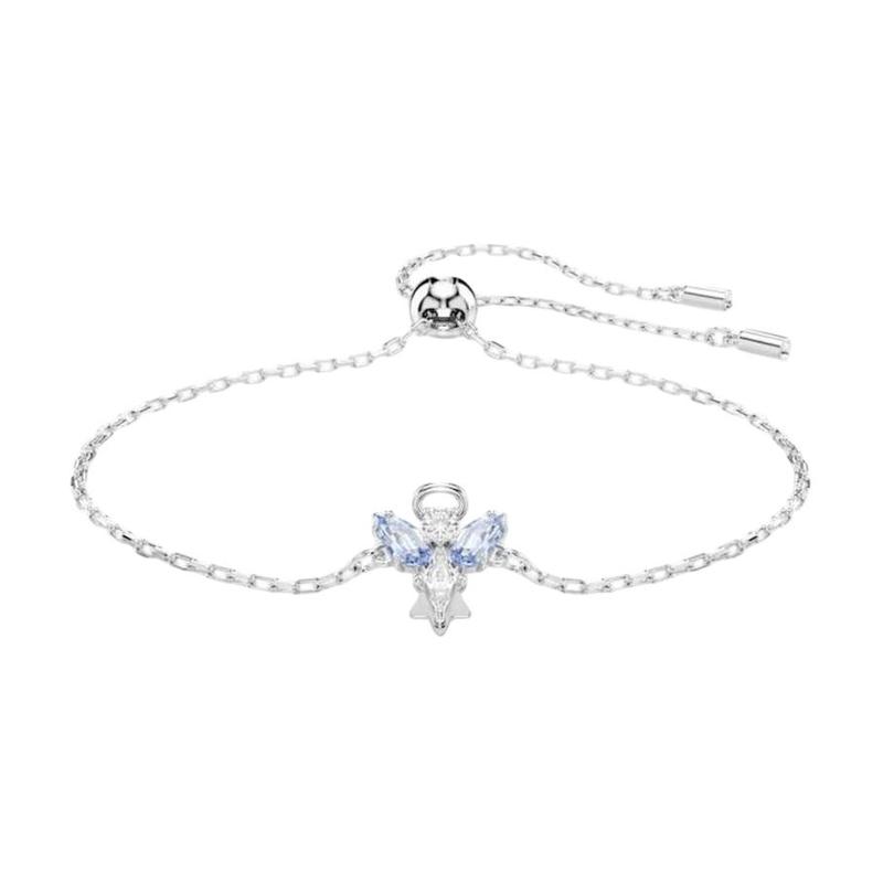 Swarovski Solid color design#luck crystal bracelet women s blue 5734263 синий