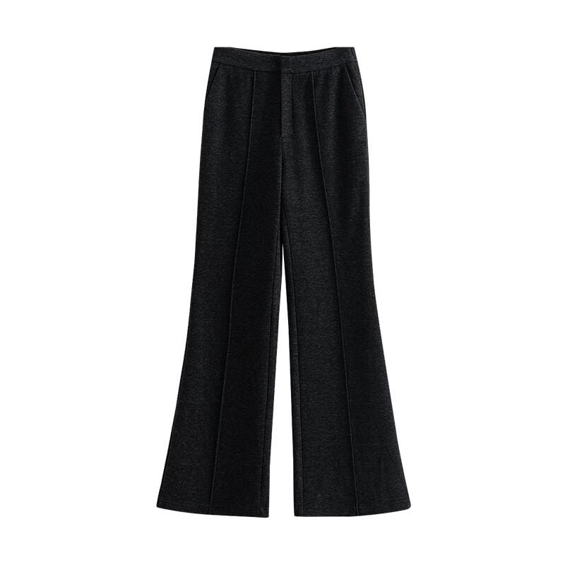 Chuyu Women's Mid-Low Waist Casual Mermaid Flare Pants