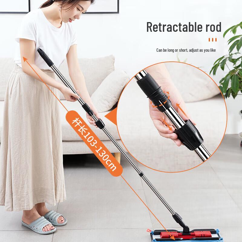 Meiliya Clip-Cloth Wet/Dry Flat Mop