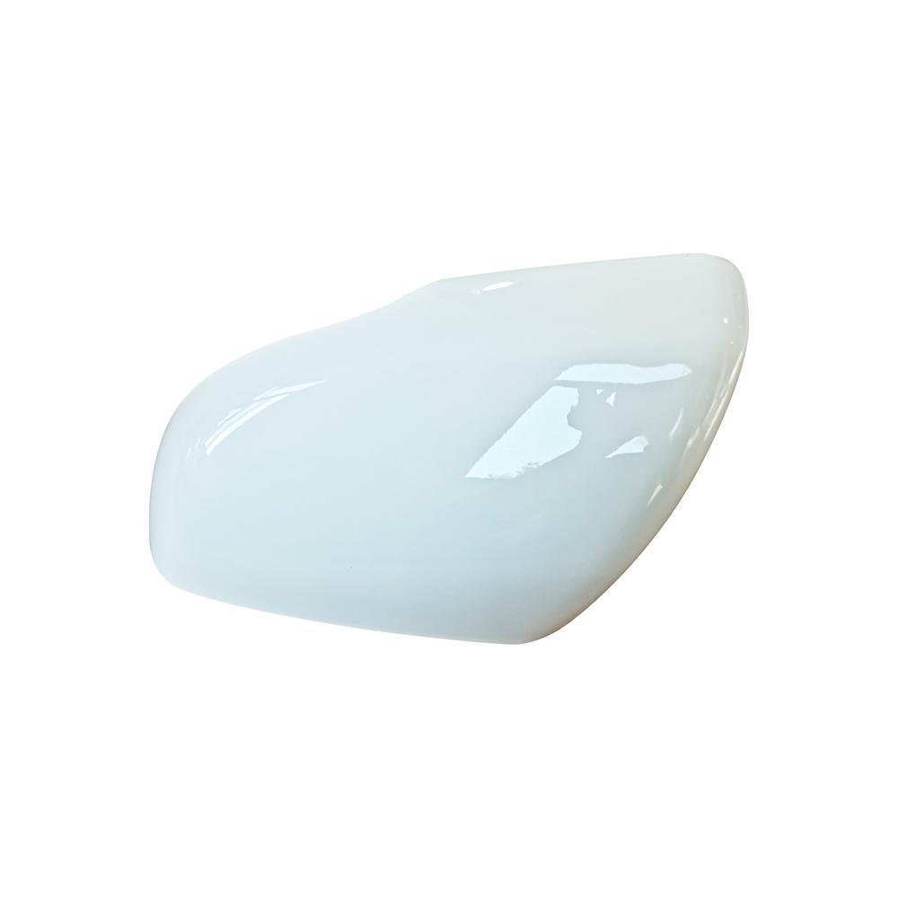 White Left Side Rear View Mirror Cover For Ford Edge 2015-2020