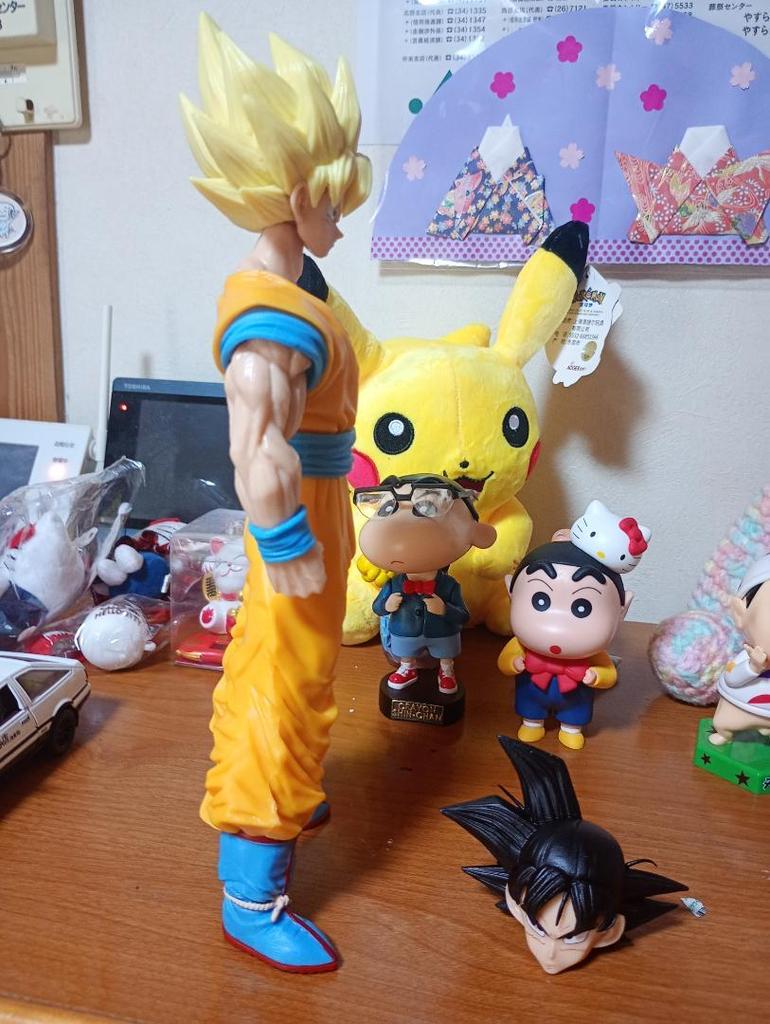 [USED] Dragon Ball Z Son Goku Figure Gold Hair & Black Hair 2 Patterns Available