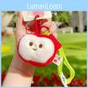 Jinnew Plush Keychain With Magnet Squeeze Cute Bear And Apple Design For Kids And Teens