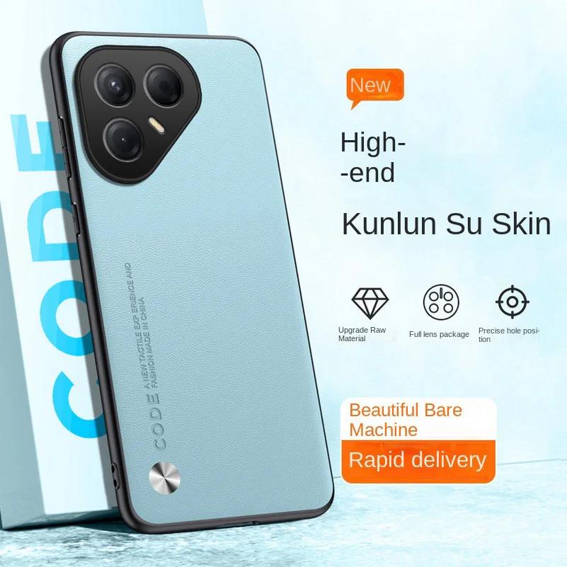 Case for POVA 7 4G Plain PU Leather Case for Tecno POVA 7 Pro Ultra NEO 6 Silicone Matte Bumper Soft Frame Shockproof Cover