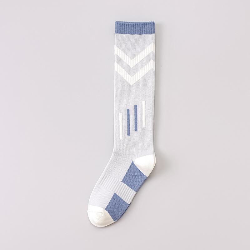 Long Socks Pure Cotton Fitness Running Skipping Rope Sports Socks Indoor Pilates Yoga Socks Pressure Thin Calf Socks