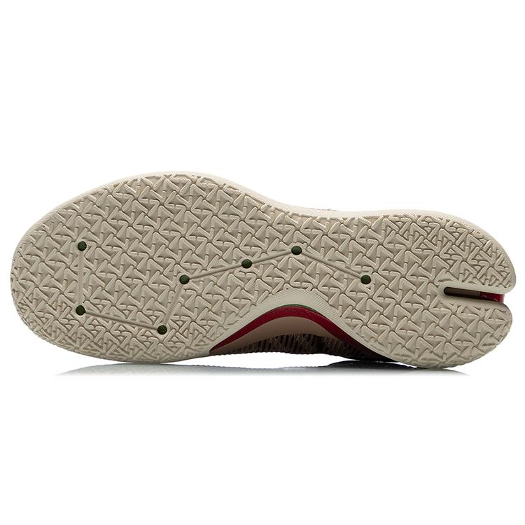 New LiNing Blitz 7 Premium Premium Cushioning Anti Slip And Wear Resistant Rebound Low Top Basketball Shoes Light Taupe ABAR001-3