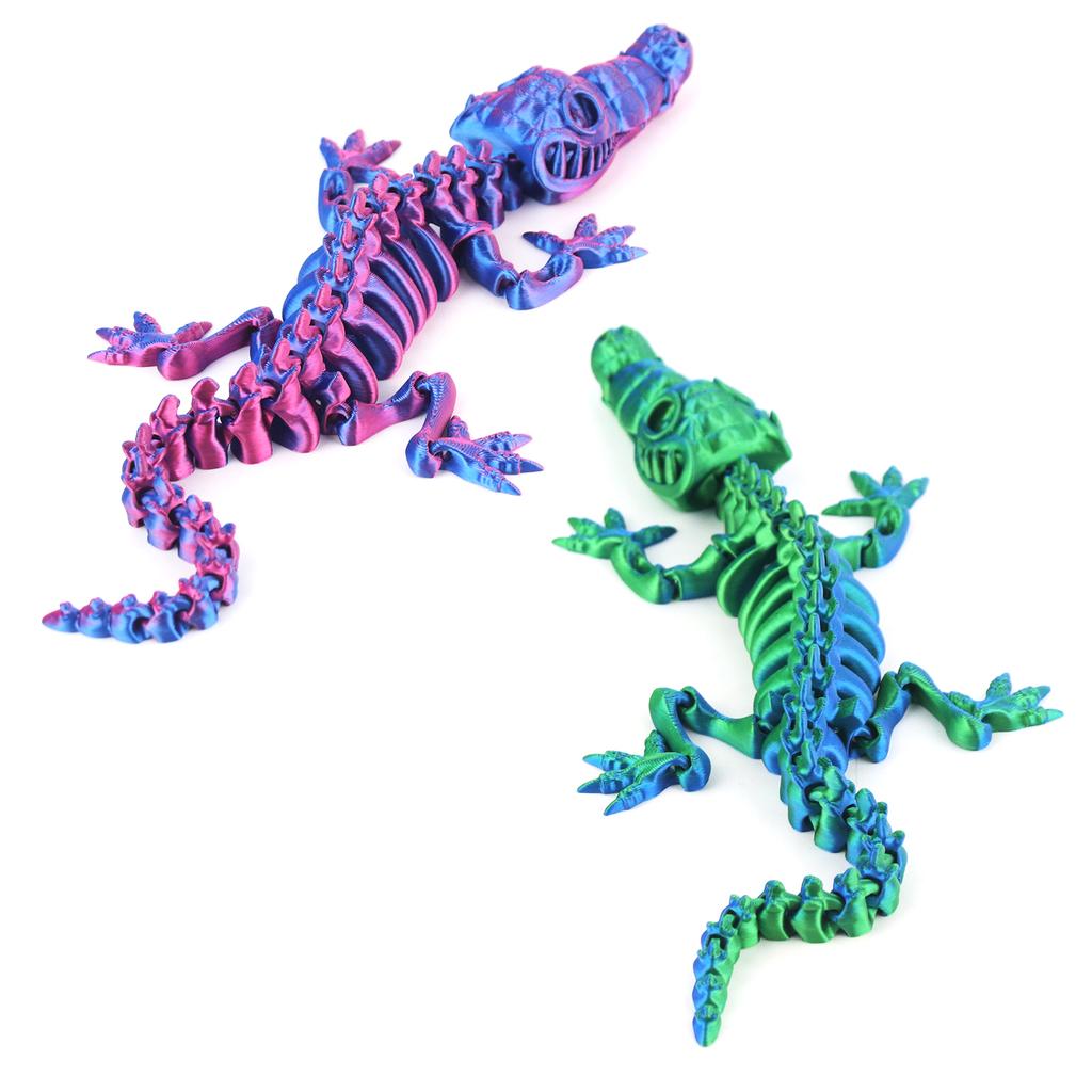 3D Printed Crocodile, Simulated Animal Model, Joints Movable, Very Sensitive And Easy To Play