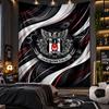 Wall Hanging Tapestry Beşiktaş FC Print Cloth for Living Room Bedroom Home Decor