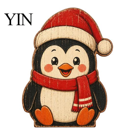 Wooden Simulation Soap Shapes Christmas Table Decorations, Santa Claus Snowman Reindeer Desktop Ornaments, Party Toppers Distressed Tiered Tray Decor