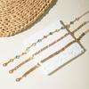 Cross Border Fashion Versatile Creative Airplane Chain Foot Chain Beach Style Fashion Trend Inlaid Rhinestone Three Piece Set Foot Chain