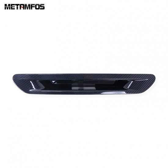 For Kia Carnival KA4 2024 Carbon Fiber Rear Trunk Tailgate Door Handle Bowl Cover Trim Exterior Accessories