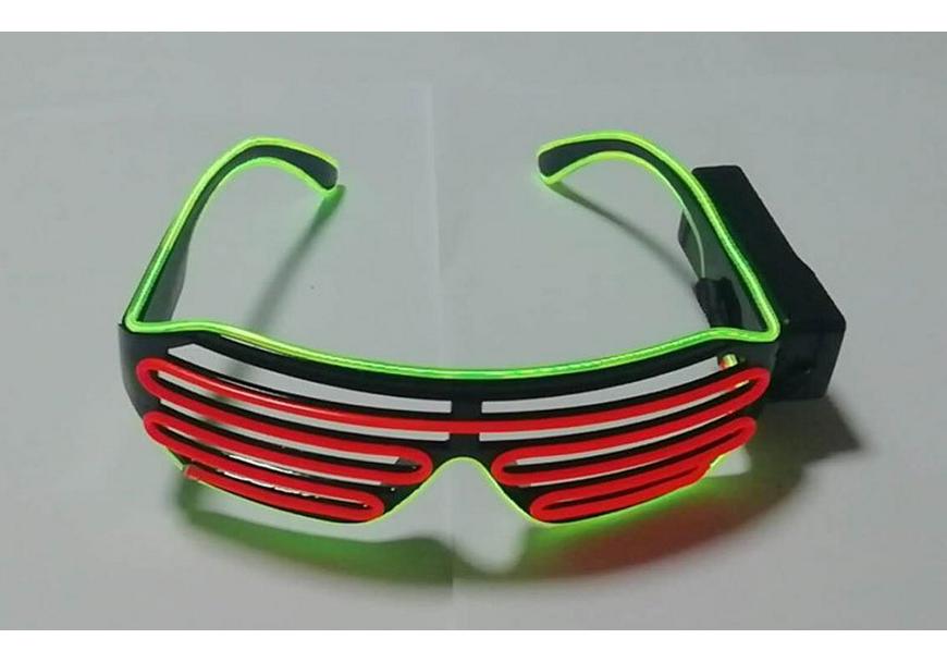 LED Party Blinds: Flashing Music Glasses for Clubbing and Atmosphere