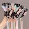 Tassel Butterfly Ribbon Headband Chinese Style Hair Bands for Children  Gifts